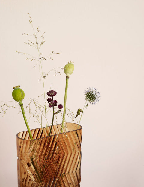 Ivy Vase Amber