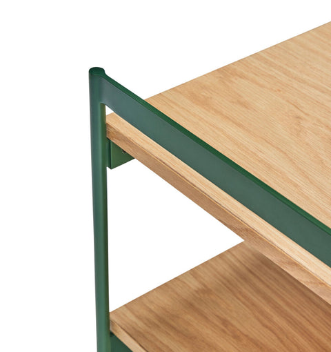Jaunty Side Table Green/Natural