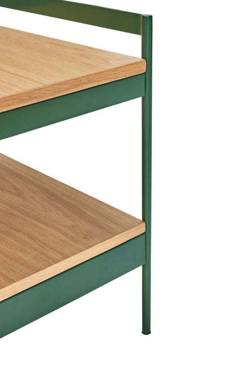 Jaunty Side Table Green/Natural