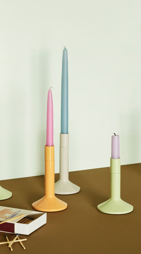 Kindred Candleholder Orange (set of 2)