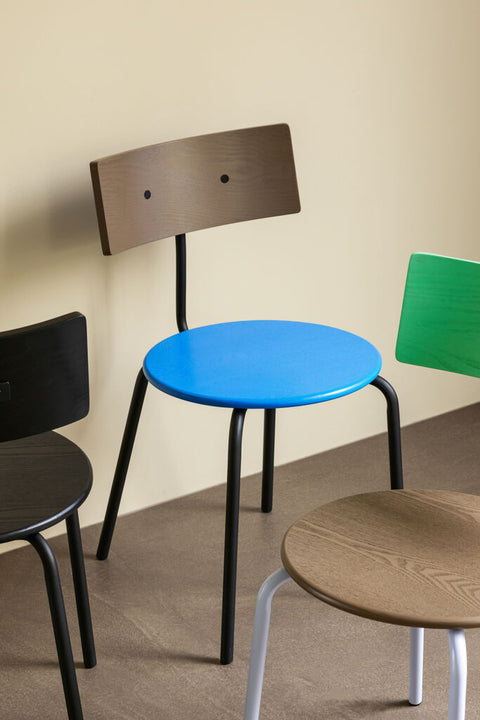 Koi Dining Chair Blue/Brown/Black
