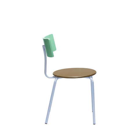 Koi Dining Chair Brown/Green/Purple