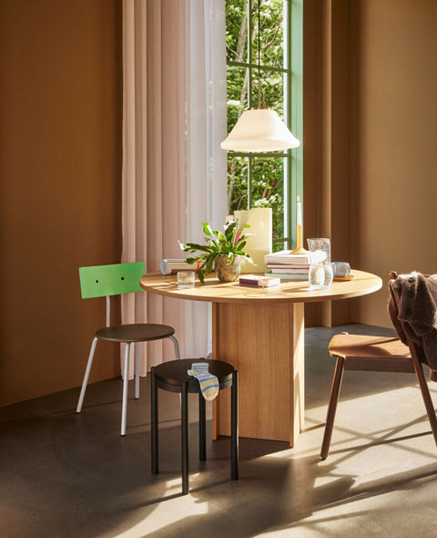 Koi Dining Chair Brown/Green/Purple