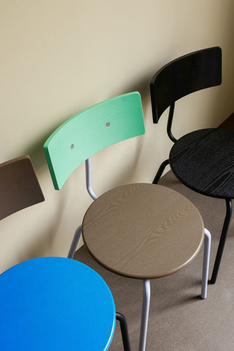 Koi Dining Chair Brown/Green/Purple