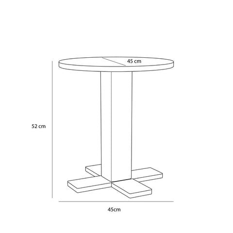 Koohi Side Table Black