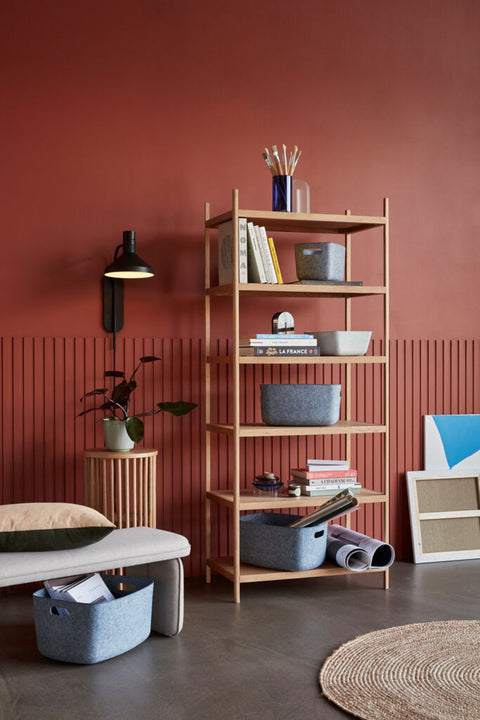 Library Shelf Unit Large Natural