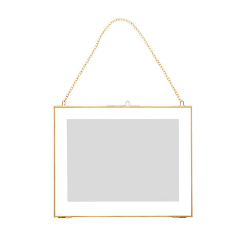Loft Frame Chained Small Brass