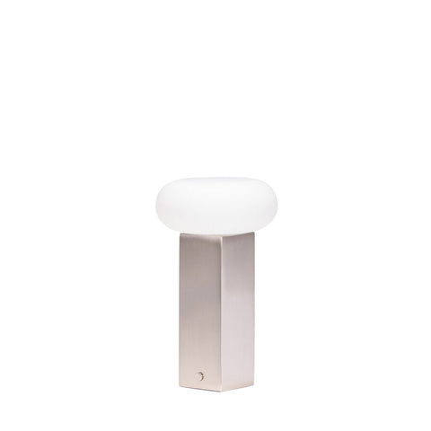 Low Portable Lamp Nickel