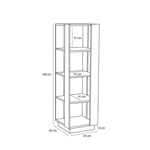 Merge Shelf Unit Natural