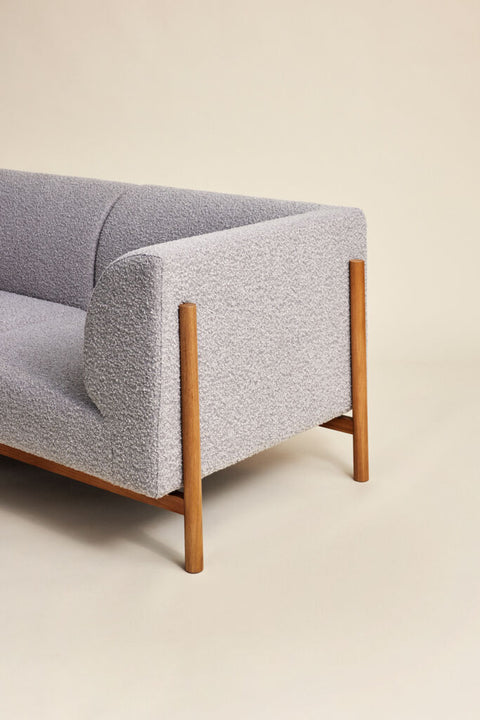 Moment Sofa 3 seater Large Grey