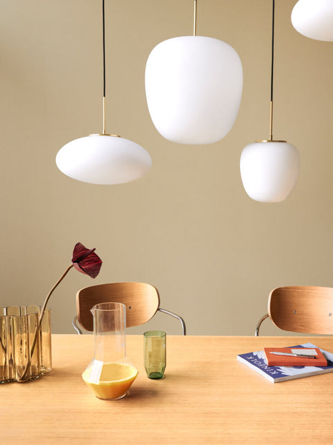 Muse Pendant Ellipse White