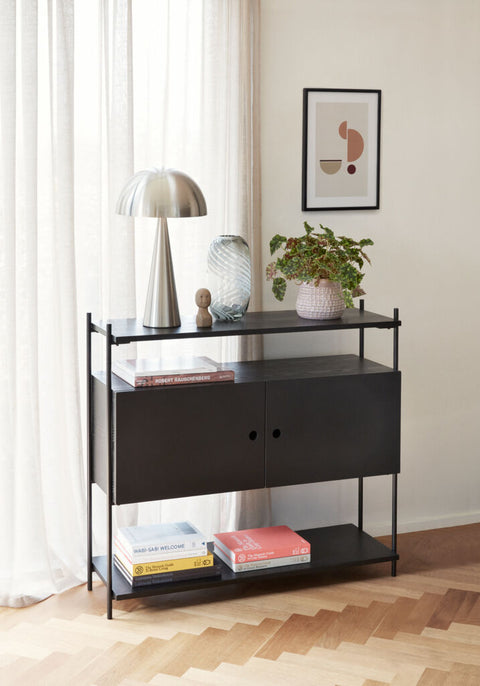 Mush Table Lamp Tall Nickel