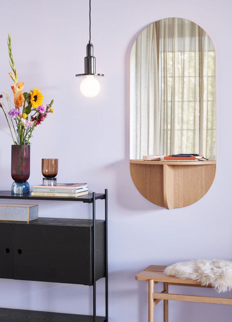 Nomad Wall Mirror Natural