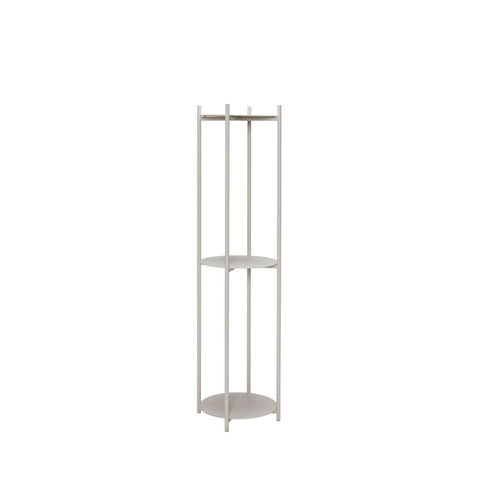 Norm Shelf Unit Cylinder Light grey