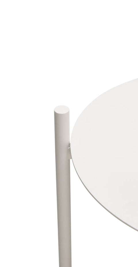 Norm Shelf Unit Cylinder Light grey