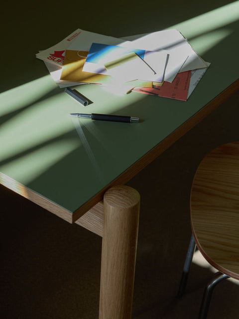 Oblique Desk Olive