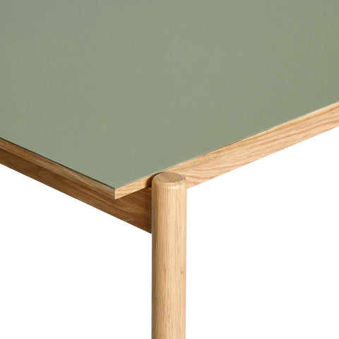 Oblique Dining Table Rectangular Olive