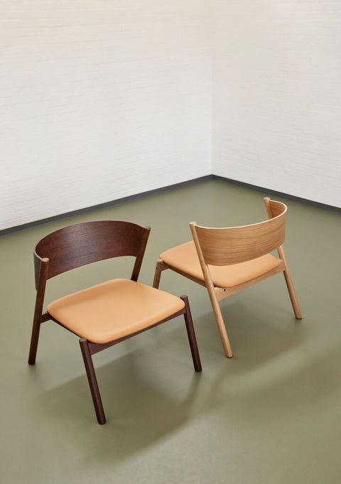 Oblique Lounge Chair Seat Natural