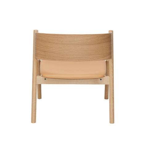 Oblique Lounge Chair Seat Natural