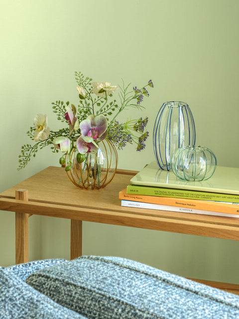 Orbit Vases Amber/Light green/Blue (set of 3)