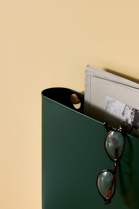 Orderly Magazine Holder Green