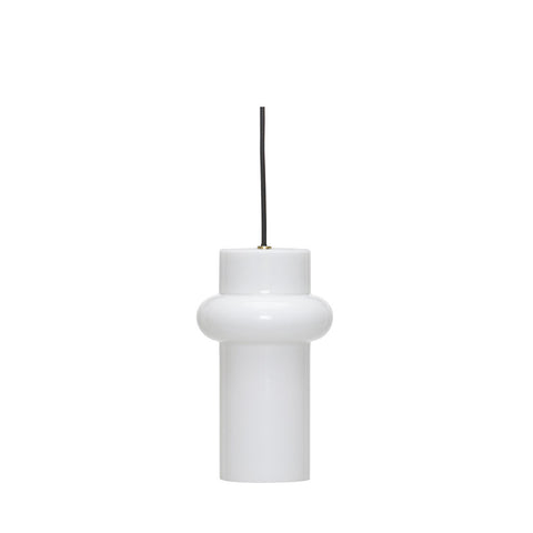 Pilule Pendant Up Shiny White
