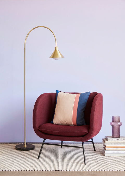 Pipe Floor Lamp Brass