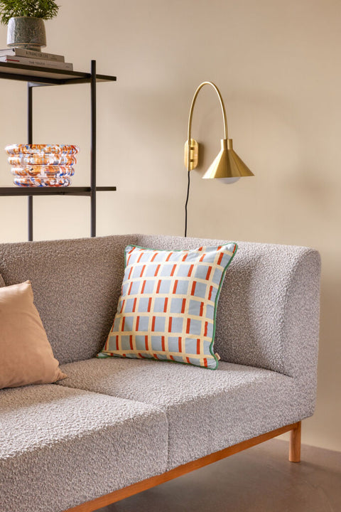 Pipe Wall Lamp Brass