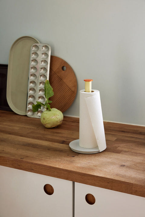 Play Kitchen Roll Holder Grey/Yellow