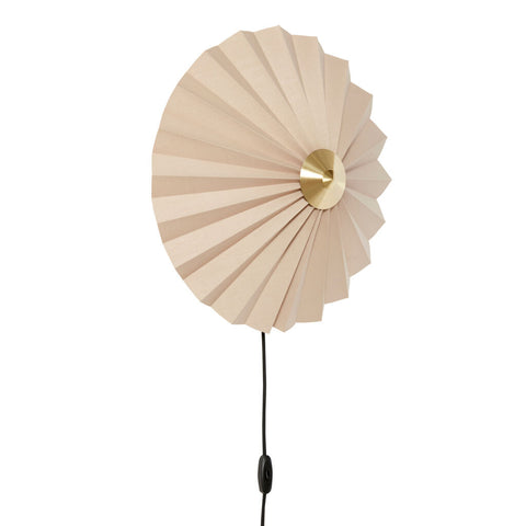 Pliss Wall Lamp Beige