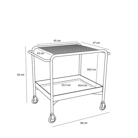 Push Trolley Black