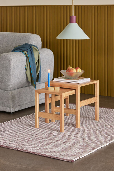 Puzzle Side Table Natural (set of 2)
