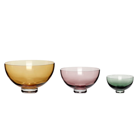 Radiant Bowls Multicolour (set of 3)