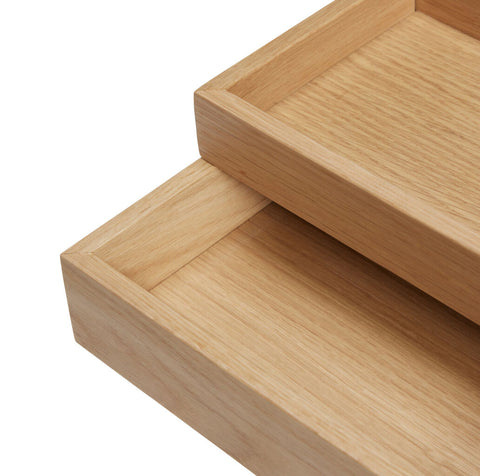 Rail Desk Organiser Natural (set of 2)