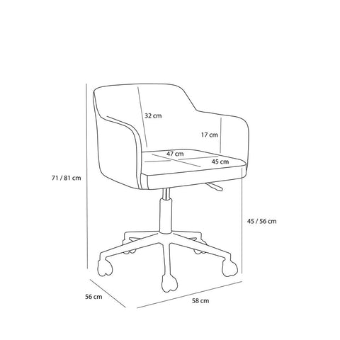 Rest Office Chair Dark grey