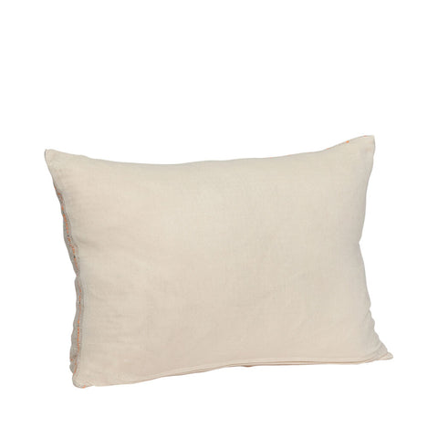Rhythmic Cushion Beige/Orange/Black