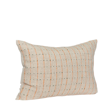 Rhythmic Cushion Beige/Orange/Black