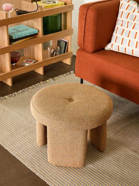 Rocco Pouffe Ochre