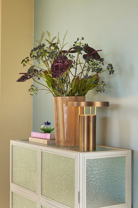 Sapo Vase Brown