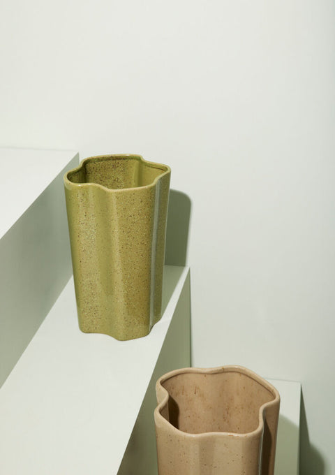 Sapo Vase Green