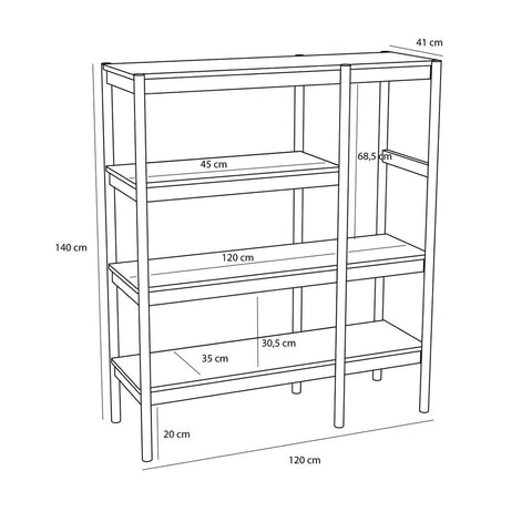 Seize Shelf Unit Natural