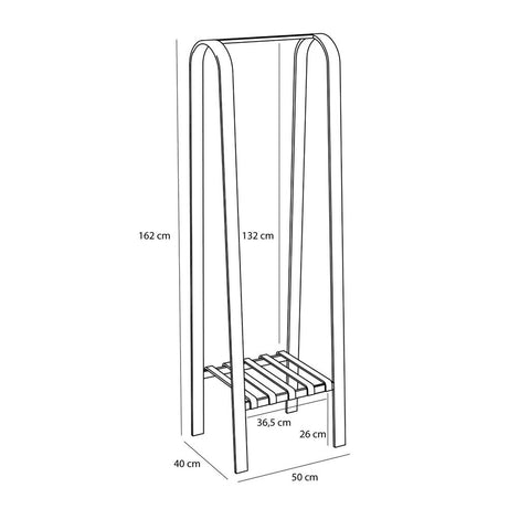Sempre Clothing Rack Grey/Olive