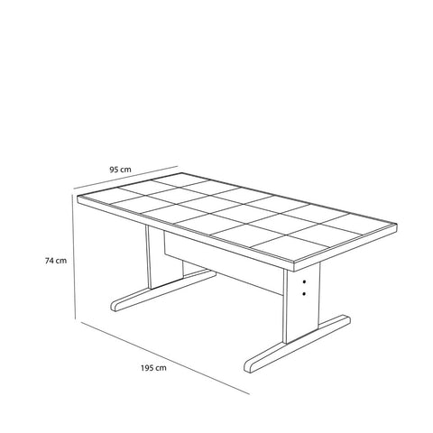 Skak Dining Table Natural