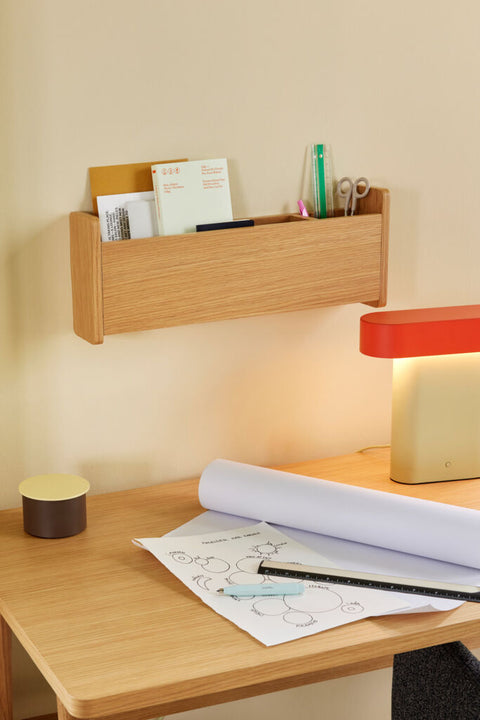 Sleek Table Lamp Green/Red