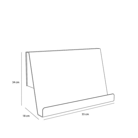 Slope Wall Magazine Holder Sand