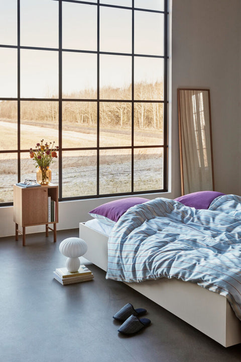 Solace Bed Linen 60X63 140X200 Light blue
