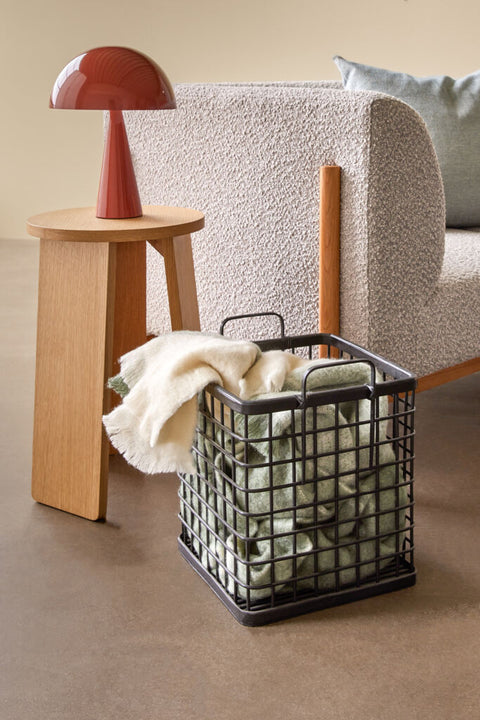 Square Baskets Black (set of 3)
