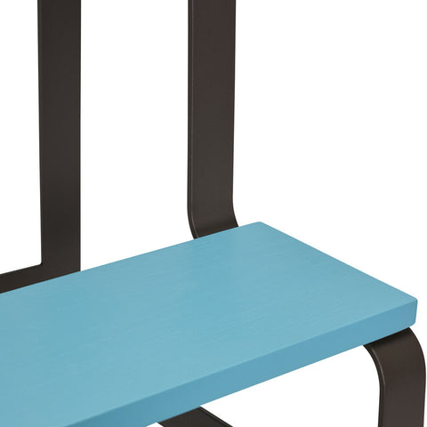 Step Stool Blue/Brown
