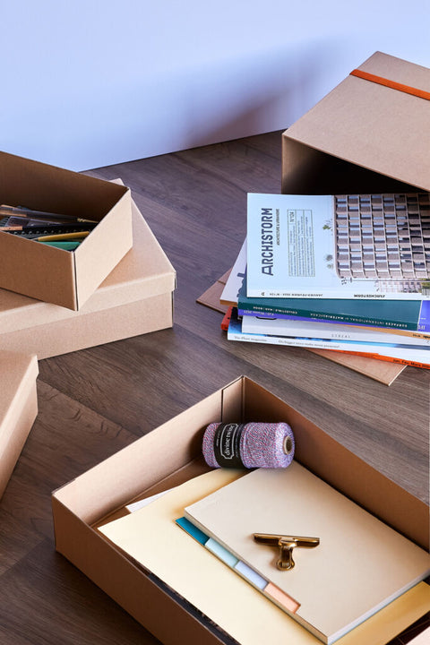 Storeit Storage Boxes Natural (set of 3)