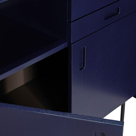 Study Cabinet Dark blue/Grey